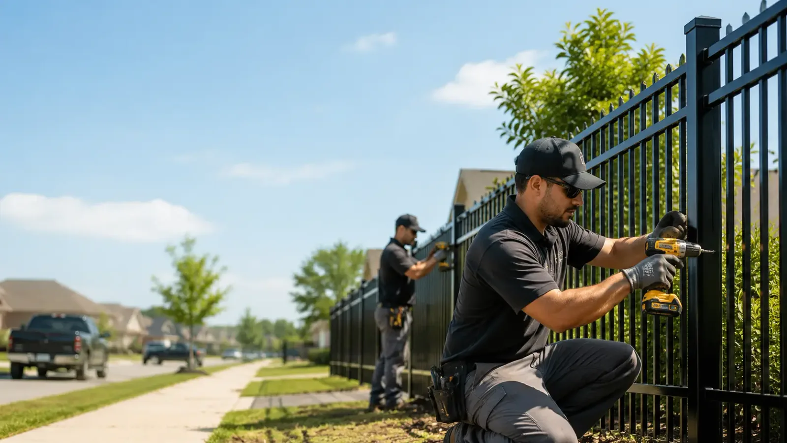 Metal Fence Installation in Glendale, WI